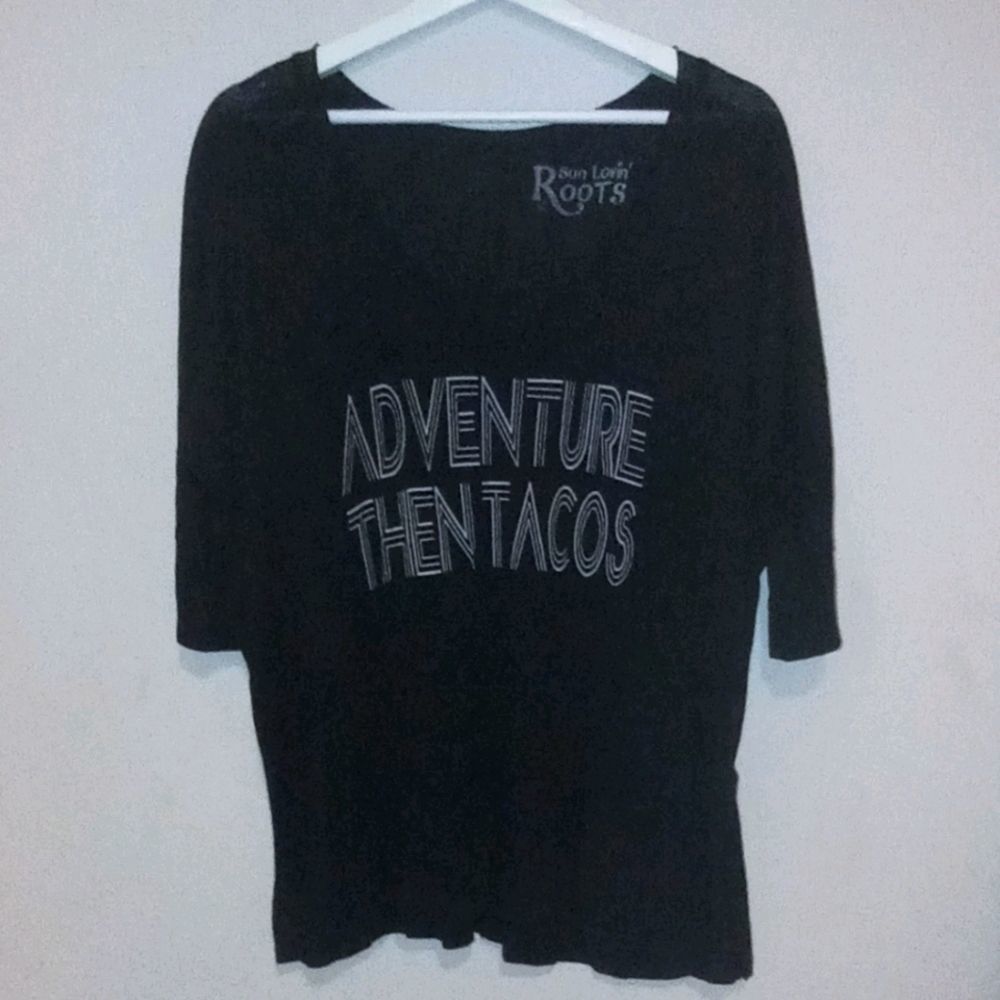 Sun Lovin' Roots Black Blouse